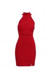 Платье WAL G. HALTER NECK MINI DRESS, Cherry Red/Red - фото 4