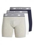Комплект из 3 боксеров Jack&Jones, мультиколор - фото