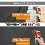 Штора на дверь BTTO, серый - фото 5