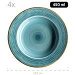 Столичный сервиз prospero 8 шт Mäser, синий - фото