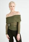 Топ с длинными рукавами ONLUMA OFF SHOULDER  ONLY, хаки - фото