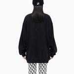 Свитшот унисекс WE11DONE черный - фото 4