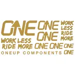 Лист с наклейками для бара Oneup Components, Gold - фото