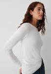 Топ OPUS SLIM FIT STRUCTURED BASIC, Milk/White - фото 5