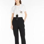 Футболка Max Mara из хлопка с принтом MaxMara, белый - фото 6