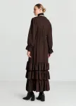 Длинное платье Calliope, Cioccolato Scuro - фото 2