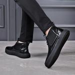 Челси ботинки мужские черные LUOMAIKE - фото 7