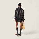 Куртка из кожи наппа plongé MIU MIU, черный - фото 3