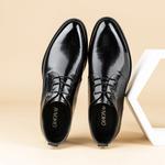 Мужские черные классические туфли QIAONAI - фото 4