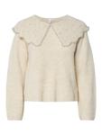 Джемпер YAS YASCHARMA KNIT PULLOVER, Birch/Off-White - фото 6
