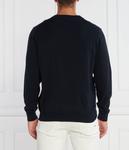 Свитер мужской Gant с v-образным вырезом, синий - фото 4