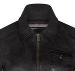 Университетский бомбер ma 1 modbury Infinity Leather, серый - фото 4