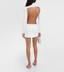 Мини-платье из крепа Mônot, белый - фото 3