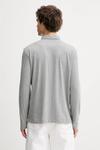 Хлопковый лонгслив Marc O'Polo, серый - фото 3