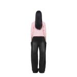 WE11DONE SS23 Вязаный свитер Women's Light Pink - фото 7