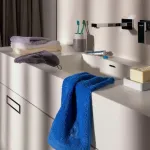 Полотенце для сауны Superwuschel с вышивкой Möve, Snow - фото 5