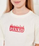 Футболки Oversize fit Pinko Up, экрю - фото 4
