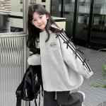 Топ весна-осень модная для подростков Disney, серый - фото 8