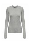 Топ JDY SUMA O NECK , Light Grey Melange/Grey - фото 6