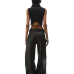 Футболка-майка женская черная Alexander Wang FW24 - фото 4