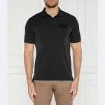 Рубашка поло стандартного кроя Ea7, черный - фото