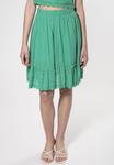 Юбка-колокол BRODERIE INFLUENCER, зеленый - фото
