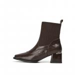 ST&SAT Женские ботинки черно-коричневые - фото 3