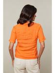 Блуза Le Monde du Lin, оранжевый - фото 3