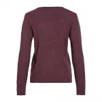 Свитер Vila Ril v neck, фиолетовый - фото 4