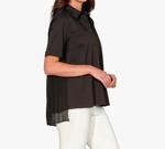 Блузка Front Row черного цвета Stella Carakasi - фото 2