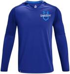 Мужская куртка-сетка с капюшоном Under Armour, Royal/Mod Gray/Blue Circuit - фото 4