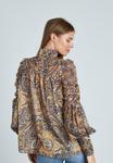 Блуза Alma en Pena Blouse, Brown - фото 2