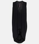 Топ из джерси с драпировкой lilies Rick Owens, черный - фото