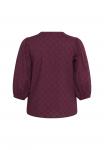 Блуза Kaffe Curve LOULOU, Windsor Wine/Dark Red - фото 6