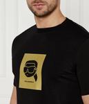 Футболка Karl Lagerfeld Regular Fit, черный / золотой - фото 4