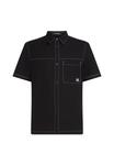 Рубашка SHORT-SLEEVED CONTRAST STITCH KARL LAGERFELD, черный - фото 5