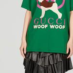 Футболка женская Gucci, зеленый - фото 6