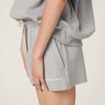 Хлопковые шорты MIU MIU, серый - фото 5