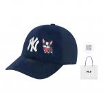 Хлопковая бейсболка унисекс MLB, темно-синий - фото 9