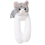 Мягкая игрушка котенок 70 см MORTEN SOLUM, серый - фото 7