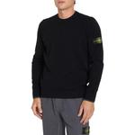 Свитер wool crewneck sweater 'black' Stone Island, черный - фото 2