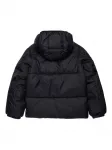 Пуховик с капюшоном Diesel Kids, черный - фото 2