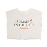 Серый плюшевый топ без рукавов Tocoto Vintage - фото 2