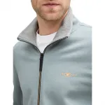 Куртка Tom Tailor Printed Stand-Up, серый - фото 5