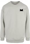 Толстовка Merchcode CAT CREWNECK, Lightasphalt/Light Grey - фото 3