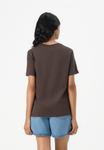 Футболка Pieces PCRIA SS SOLID TEE NOOS, Hot Fudge/Brown - фото 3