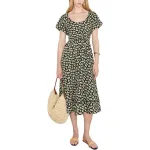 Женское платье с короткими рукавами Tory Burch, мультиколор - фото 3