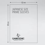Аксессуары Gamegenic: Green Prime Sleeves - Japanese Size (60ct) - фото 2