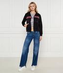 Толстовка женская Guess Jeans на молнии с логотипом, черный - фото 2