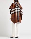 Пончо Burberry, коричневый - фото 4